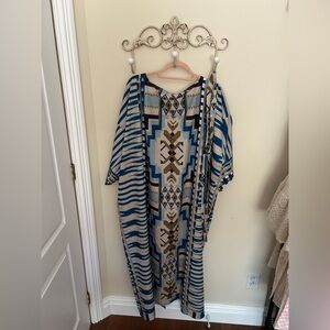 Tribal Print Kaftan kimono